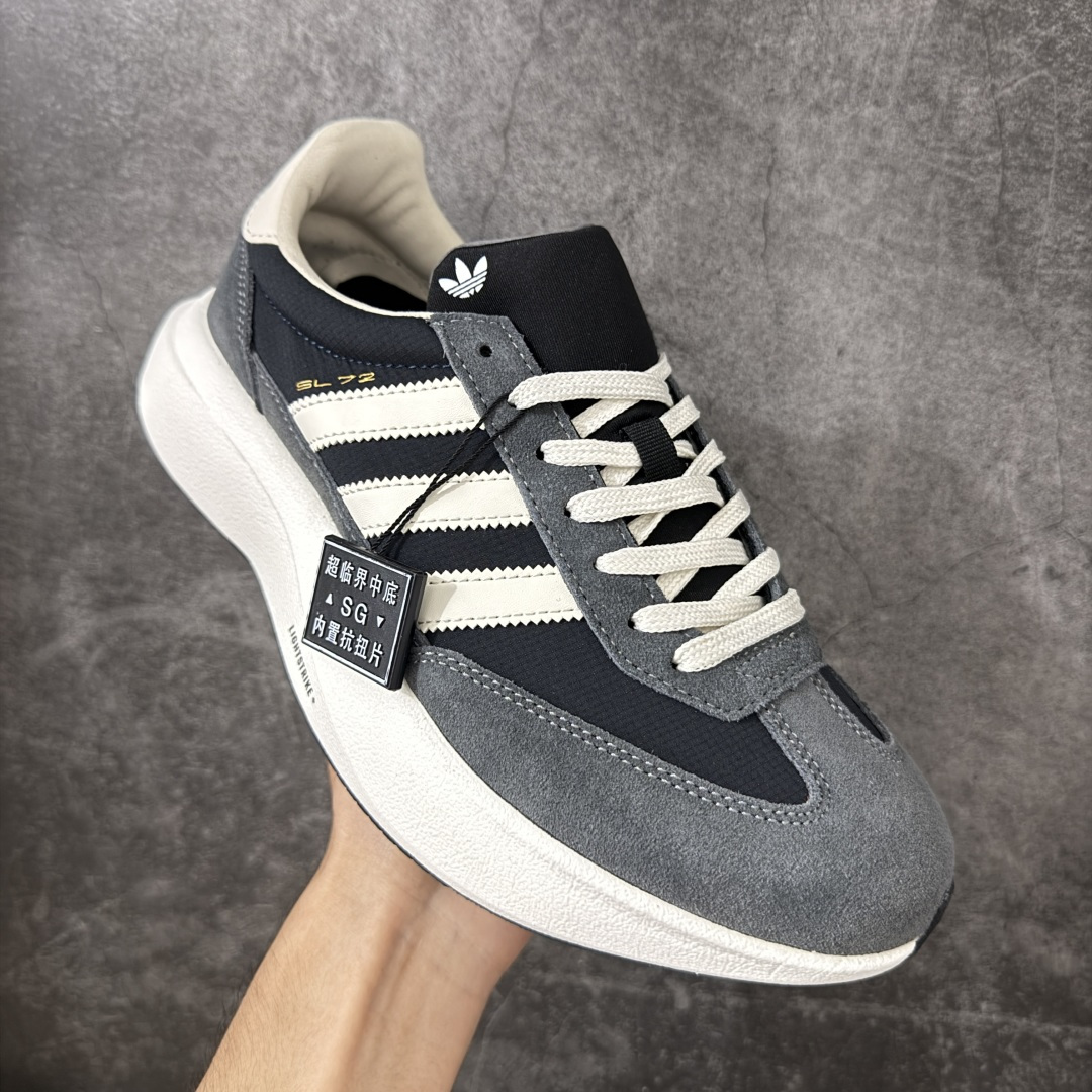 adidas originals SL 72 Pro 舒适贴合 增高 生活休闲鞋 男女同款 超临界软弹中底 内置抗扭片 adidas originals SL 72 Pro 舒适贴合 增高 生活休闲鞋 男女同款 超临界软弹中底 内置抗扭片