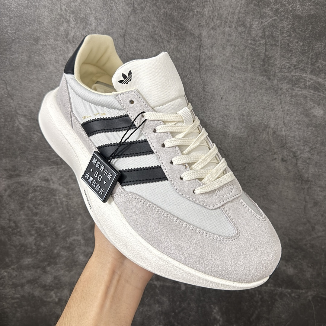 adidas originals SL 72 Pro 舒适贴合 增高 生活休闲鞋 男女同款 超临界软弹中底 内置抗扭片 