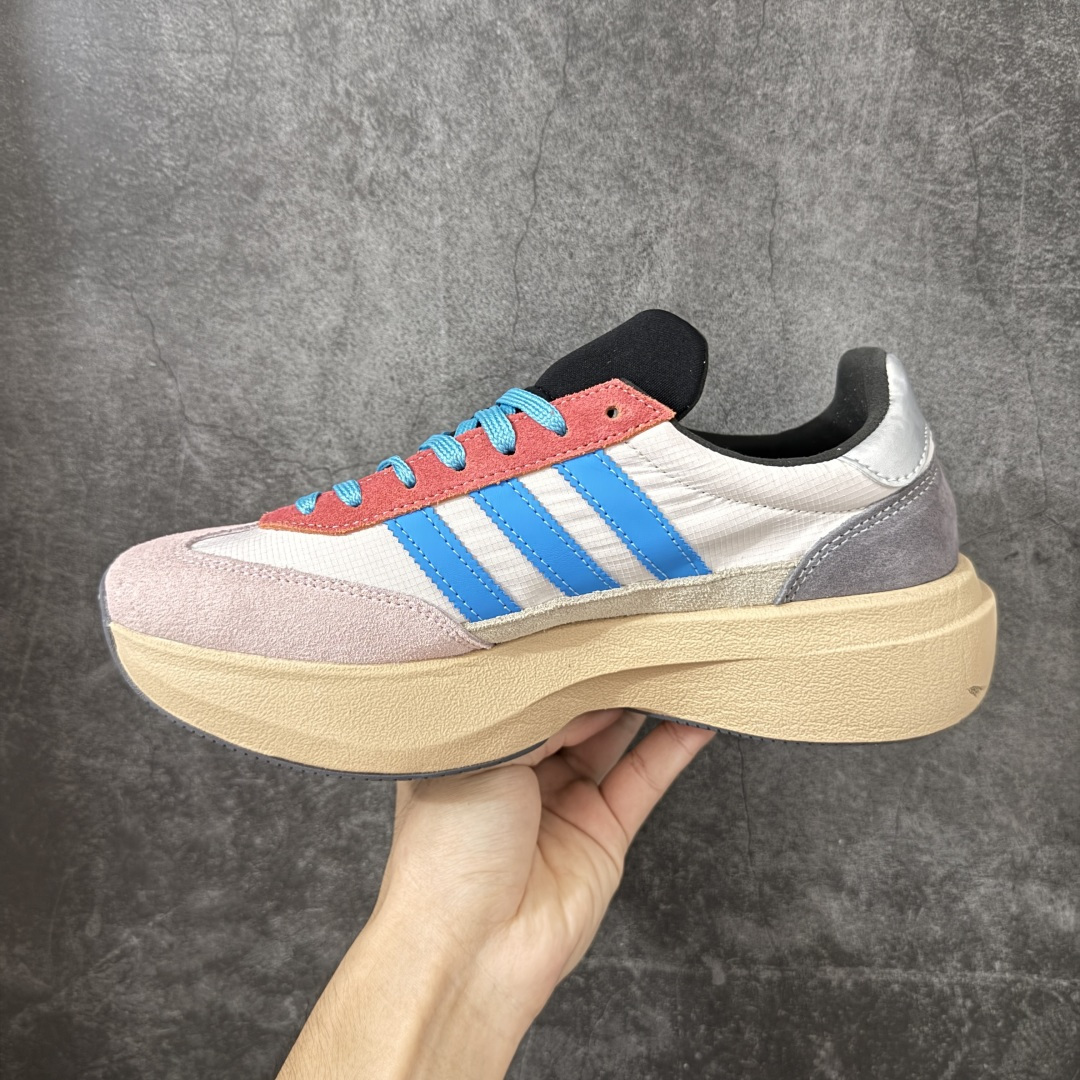 adidas originals SL 72 Pro 舒适贴合 增高 生活休闲鞋 男女同款 超临界软弹中底 内置抗扭片 