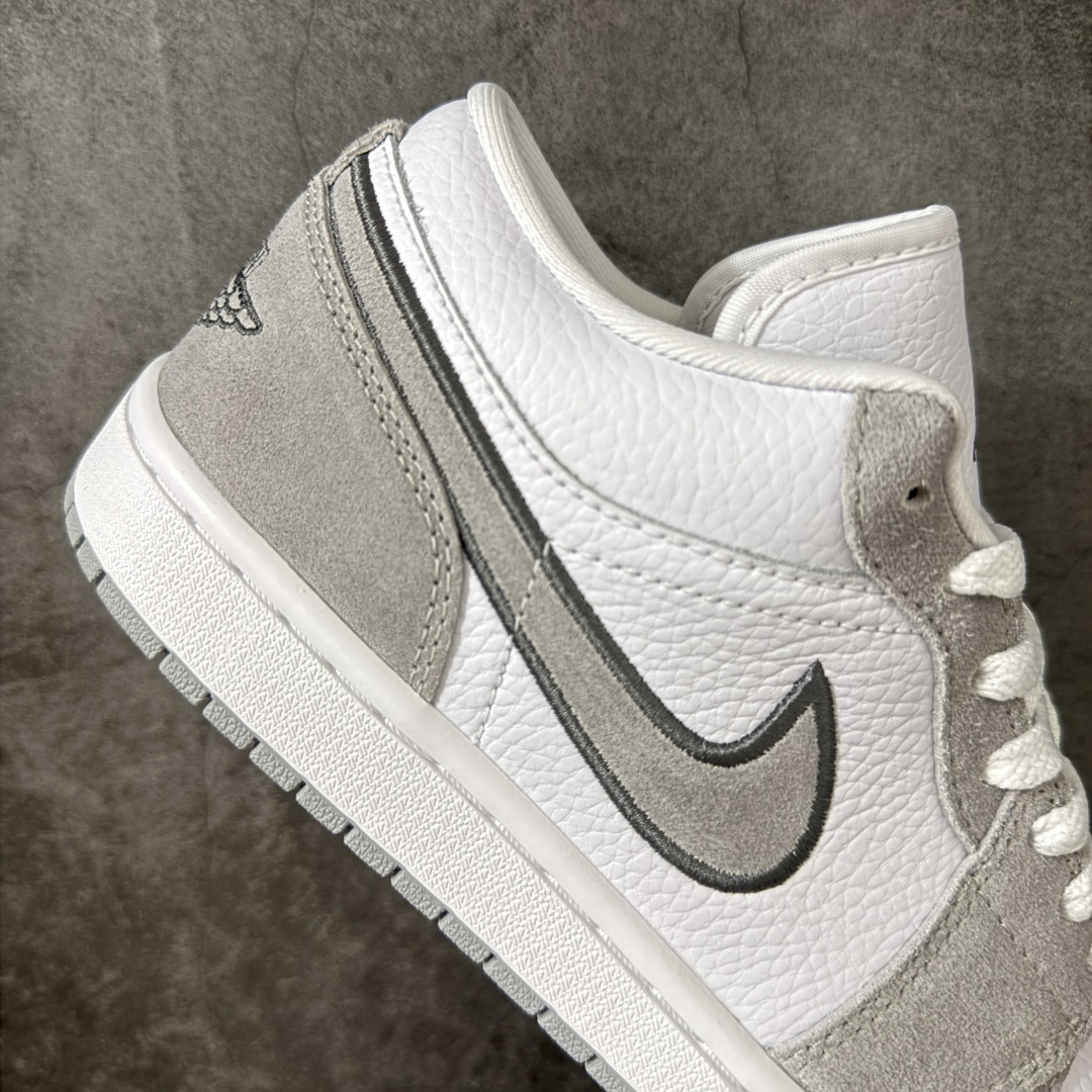Air Jordan Low AJ1 乔1灰白 低帮文化休闲运动板鞋 IX3959-100 市面中低帮最具代表性版本没有