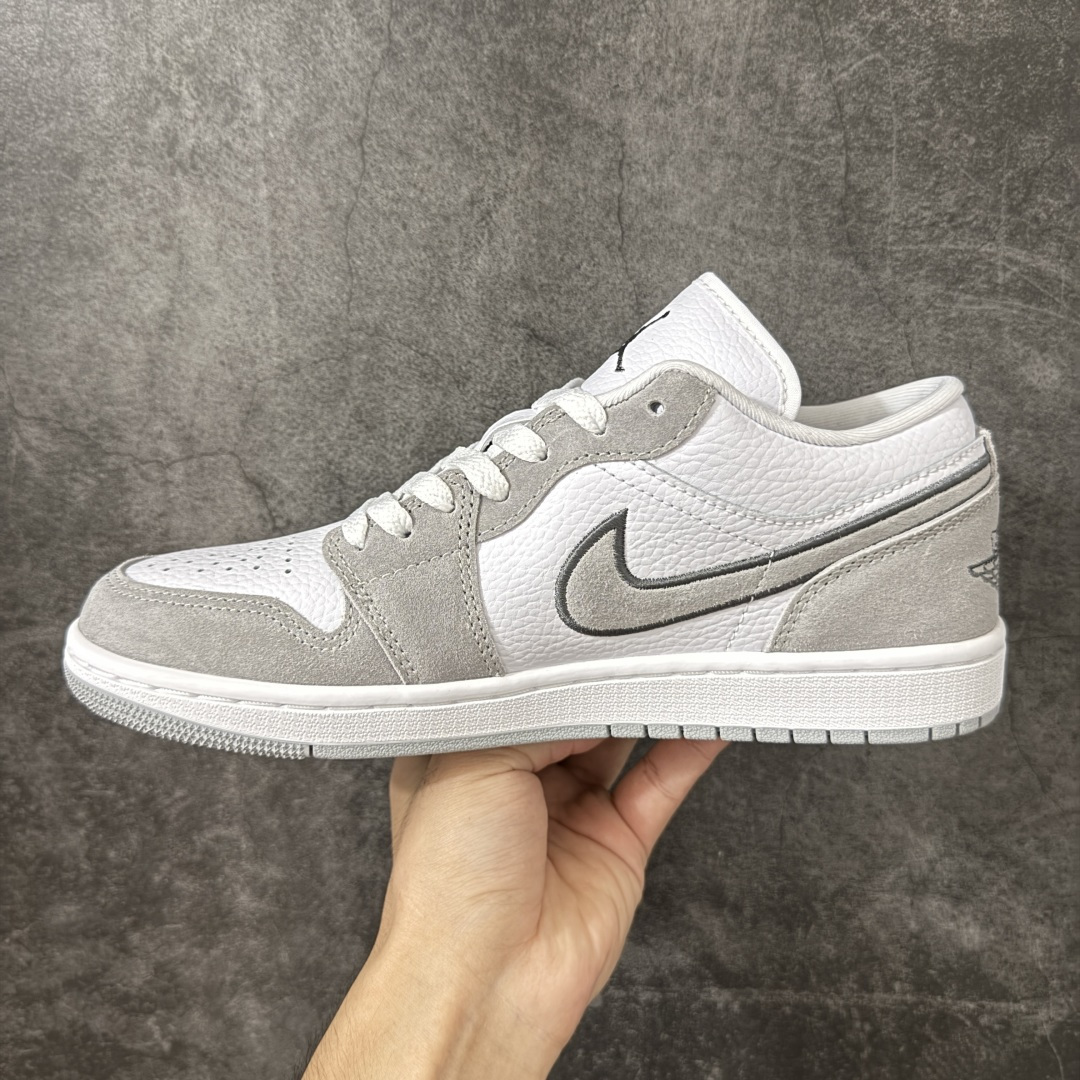Air Jordan Low AJ1 乔1灰白 低帮文化休闲运动板鞋 IX3959-100 市面中低帮最具代表性版本没有