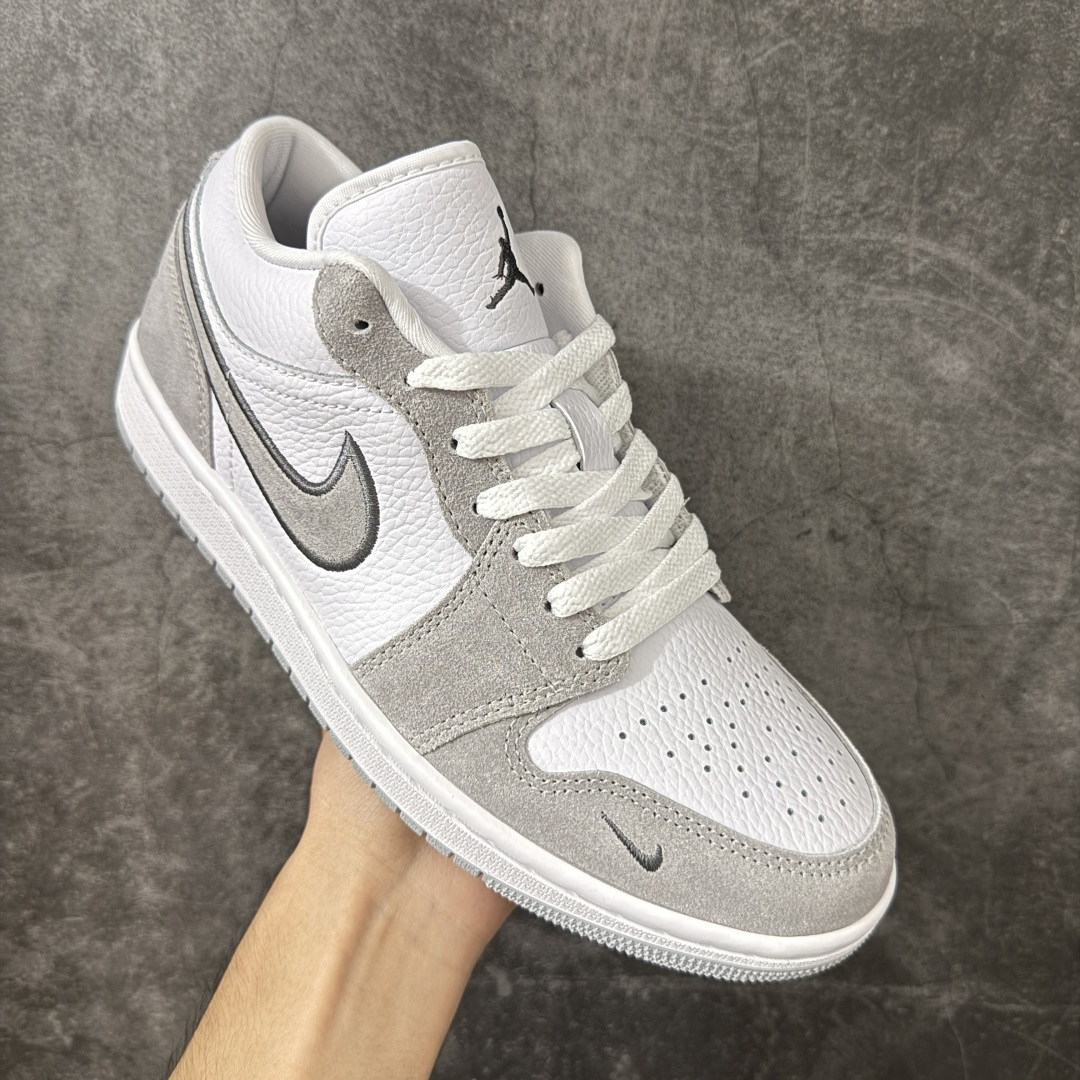 Air Jordan Low AJ1 乔1灰白 低帮文化休闲运动板鞋 IX3959-100 市面中低帮最具代表性版本没有