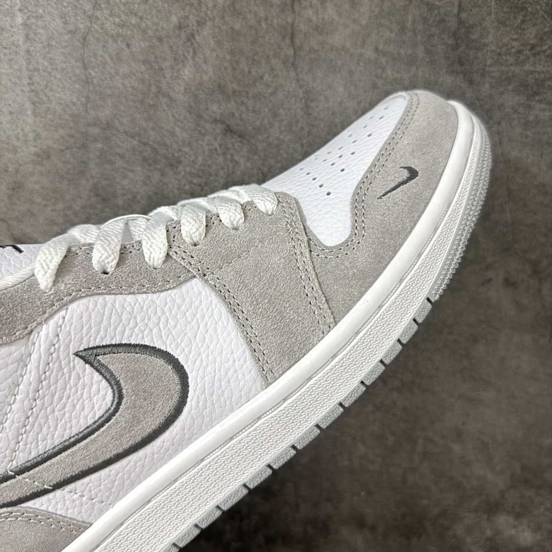 Air Jordan Low AJ1 乔1灰白 低帮文化休闲运动板鞋 IX3959-100 市面中低帮最具代表性版本没有