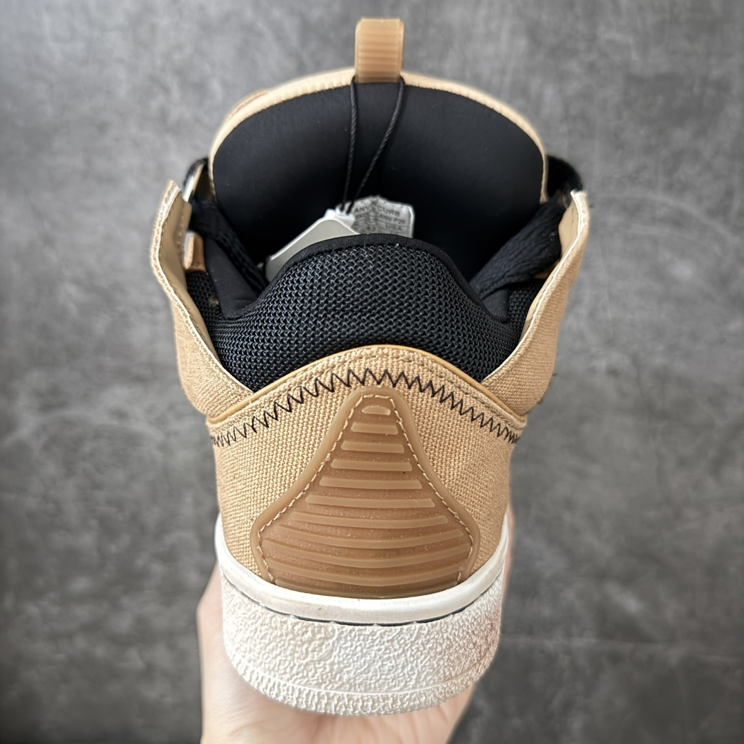 Lanvin Leather Curb Sneakers 浪凡面包鞋 现货 原版1:1开模重工艺制作 面料采用进口牛磨砂