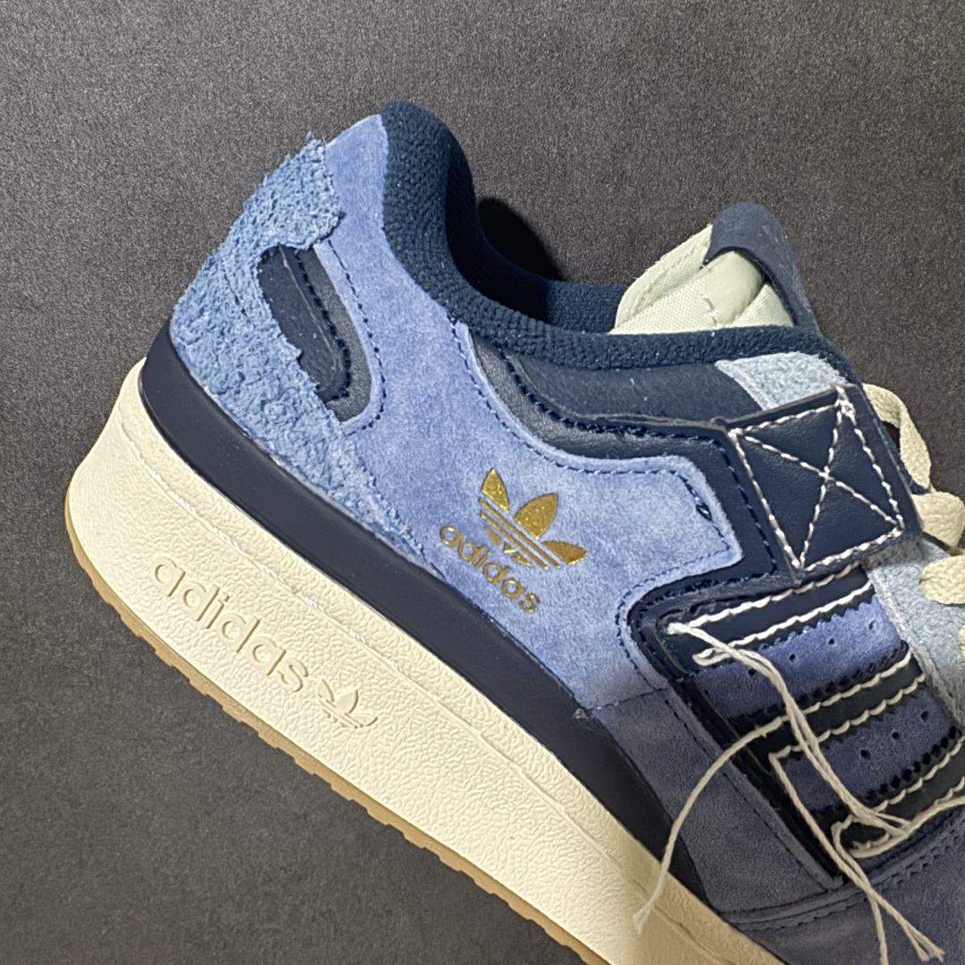 adidas Originals Forum 84 OG “Bright Bl 采用最新开发的鞋底 鞋底边墙纹路由一代的