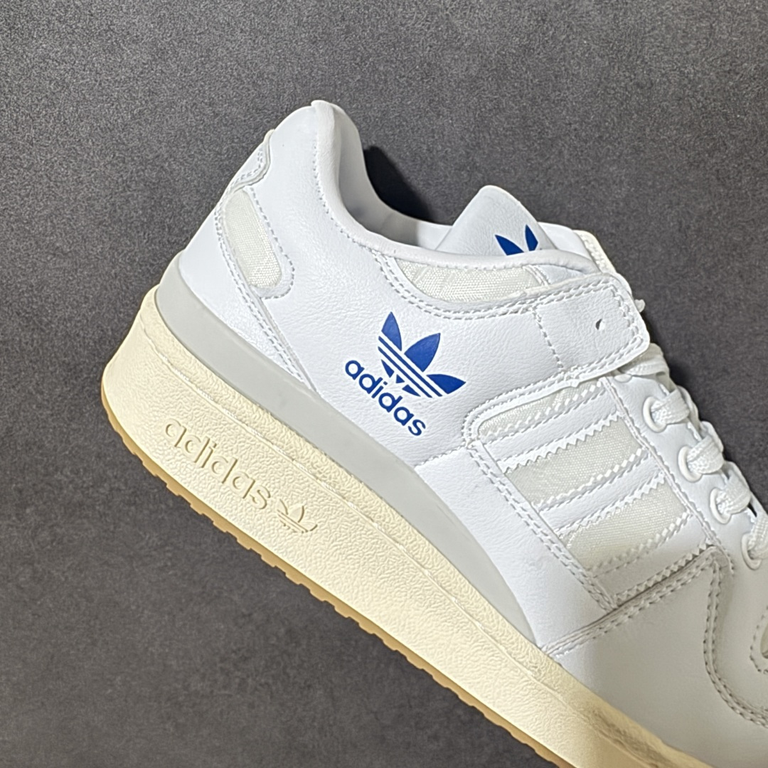 adidas Originals Forum 84 OG “Bright Bl 采用最新开发的鞋底 鞋底边墙纹路由一代的