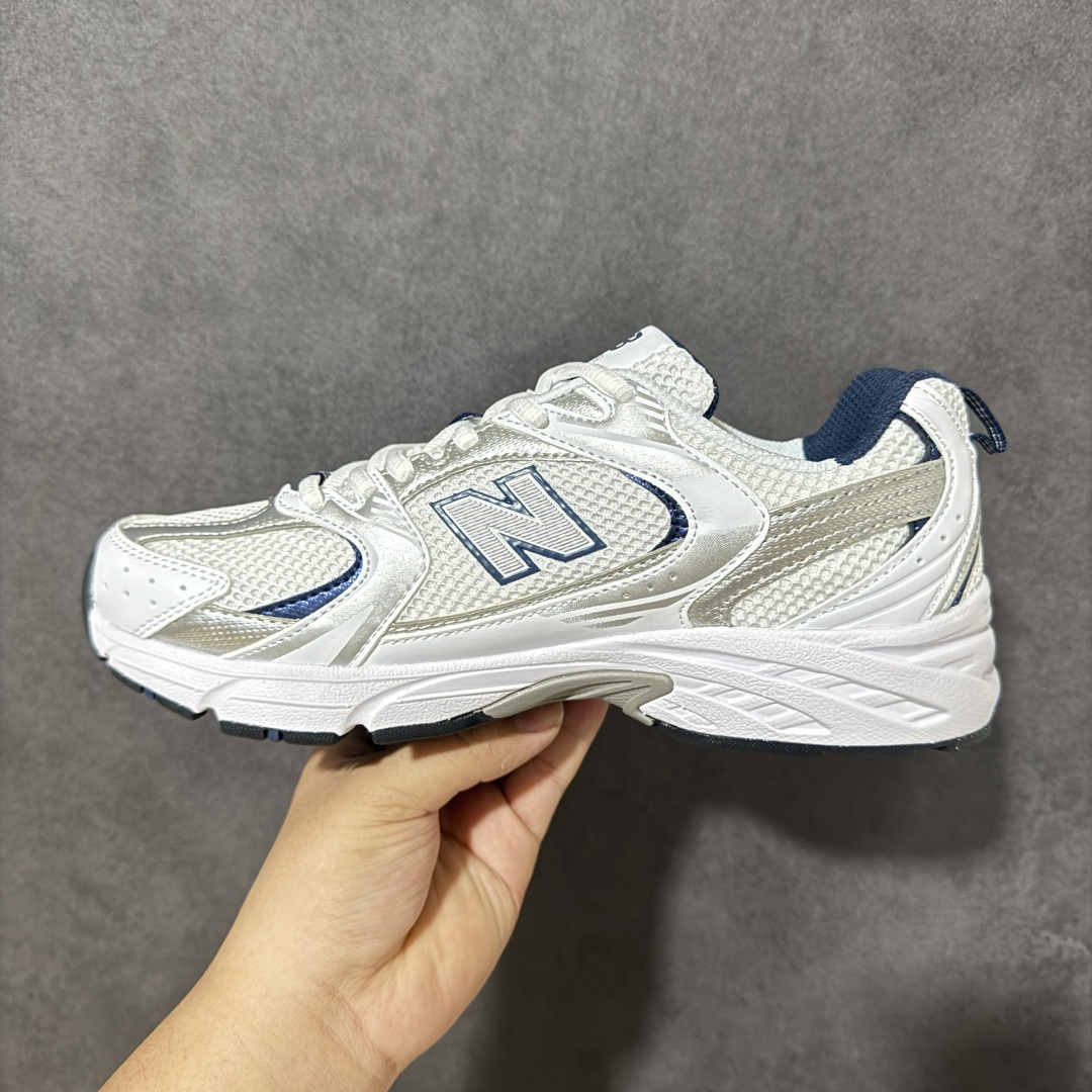 新百伦New Balance MR530系列 复古老爹风网布跑步休闲运动鞋 采用硬质牛剖革组合透气网眼布鞋面材质 独立3