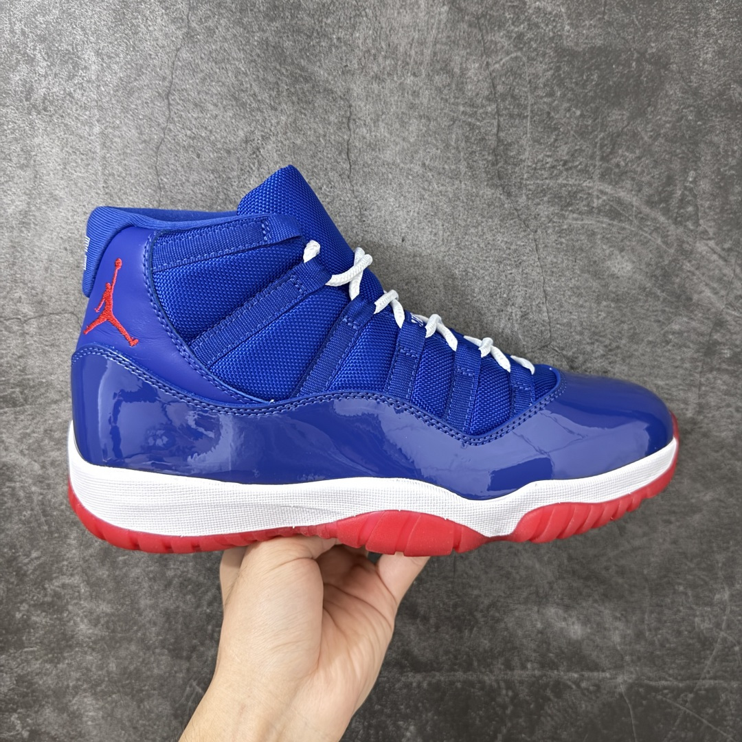 Air Jordan 11 Retro AJ11 乔11蓝白红 CT8012-114 原楦原档案数据开模打造 原厂中底拉