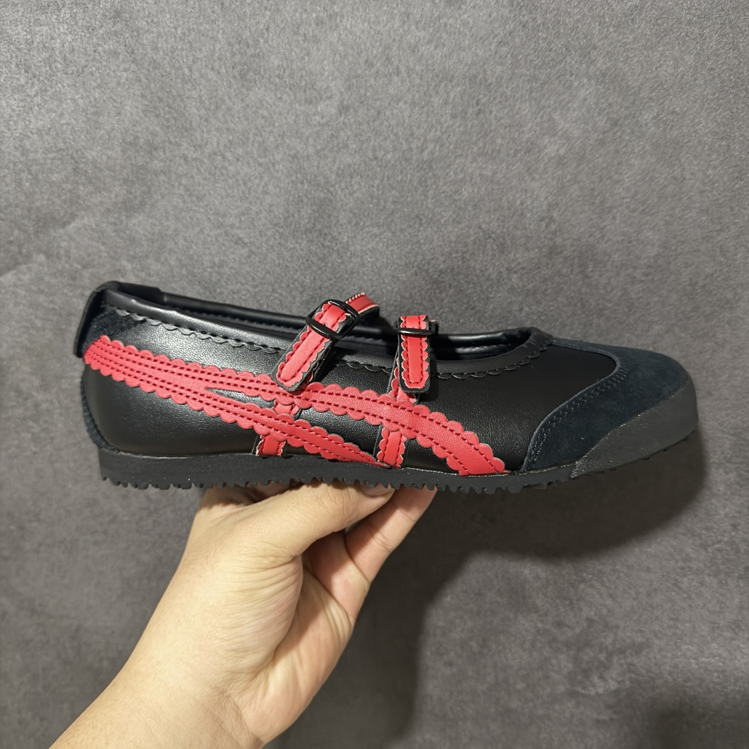 Onitsuka Tiger鬼塚虎 MEXICO 66 TGRS 时尚舒适 防滑透气轻便 玛丽珍 低帮休闲鞋 货号：11