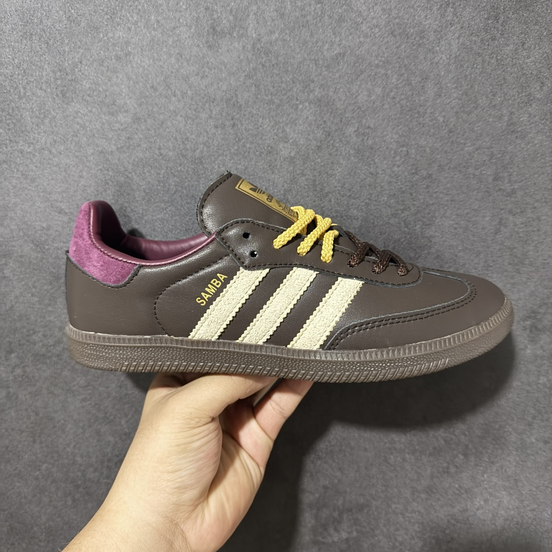 Adidas Originals Samba OG 阿迪桑巴舞系列绅士德训足球风百搭低帮休闲运动板鞋 货号：KI8139