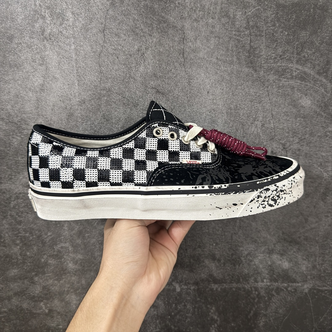 Vans Lx Old Skool 36 万斯低帮休闲滑板鞋 VN000E8VBLK #工艺：硫化1:1（重量1:1、真