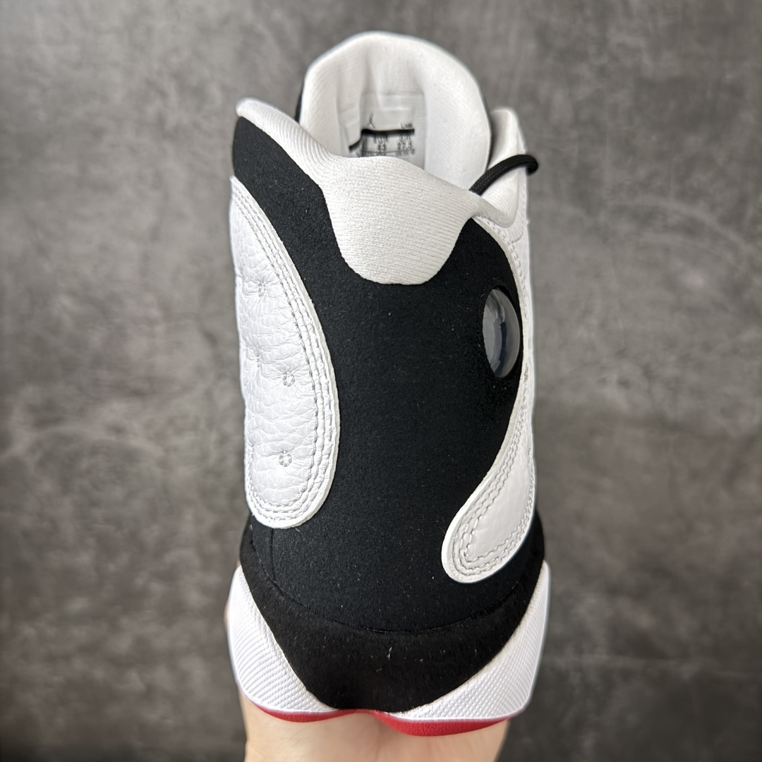 Air Jordan AJ13 Retro 黑白熊猫 -104 全新批次 原楦原档案数据开模打造 公司渠道原装全息3D猫 Air Jordan AJ13 Retro 黑白熊猫 -104 全新批次 原楦原档案数据开模打造 公司渠道原装全息3D猫