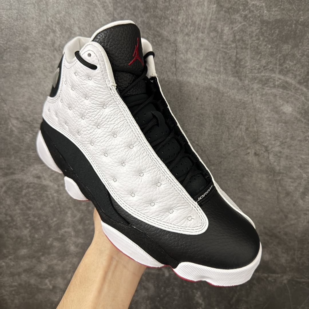 Air Jordan AJ13 Retro 黑白熊猫 -104 全新批次 原楦原档案数据开模打造 公司渠道原装全息3D猫 Air Jordan AJ13 Retro 黑白熊猫 -104 全新批次 原楦原档案数据开模打造 公司渠道原装全息3D猫
