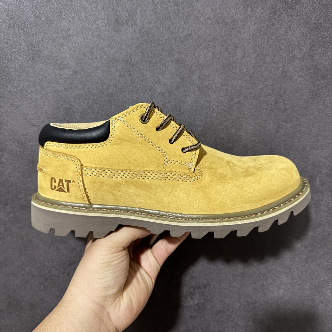 CAT/卡特 硬汉推土机品牌 秋冬新款 户外低帮舒适休闲工装鞋 CRAlL SPORT LOW 选用经典磨砂头层牛皮鞋面