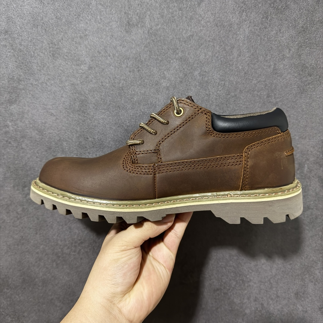 CAT/卡特 硬汉推土机品牌 秋冬新款 户外低帮舒适休闲工装鞋 CRAlL SPORT LOW 选用经典磨砂头层牛皮鞋面
