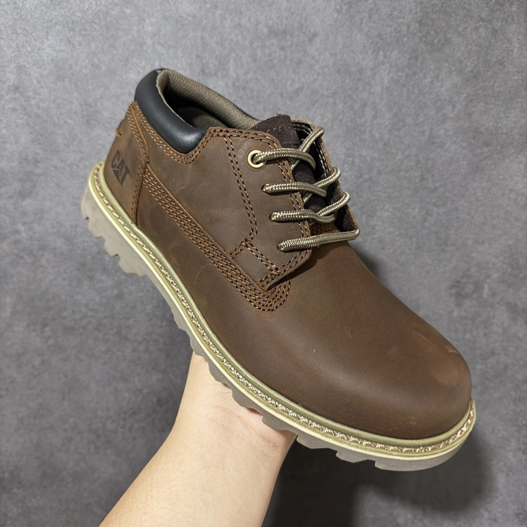 CAT/卡特 硬汉推土机品牌 秋冬新款 户外低帮舒适休闲工装鞋 CRAlL SPORT LOW 选用经典磨砂头层牛皮鞋面