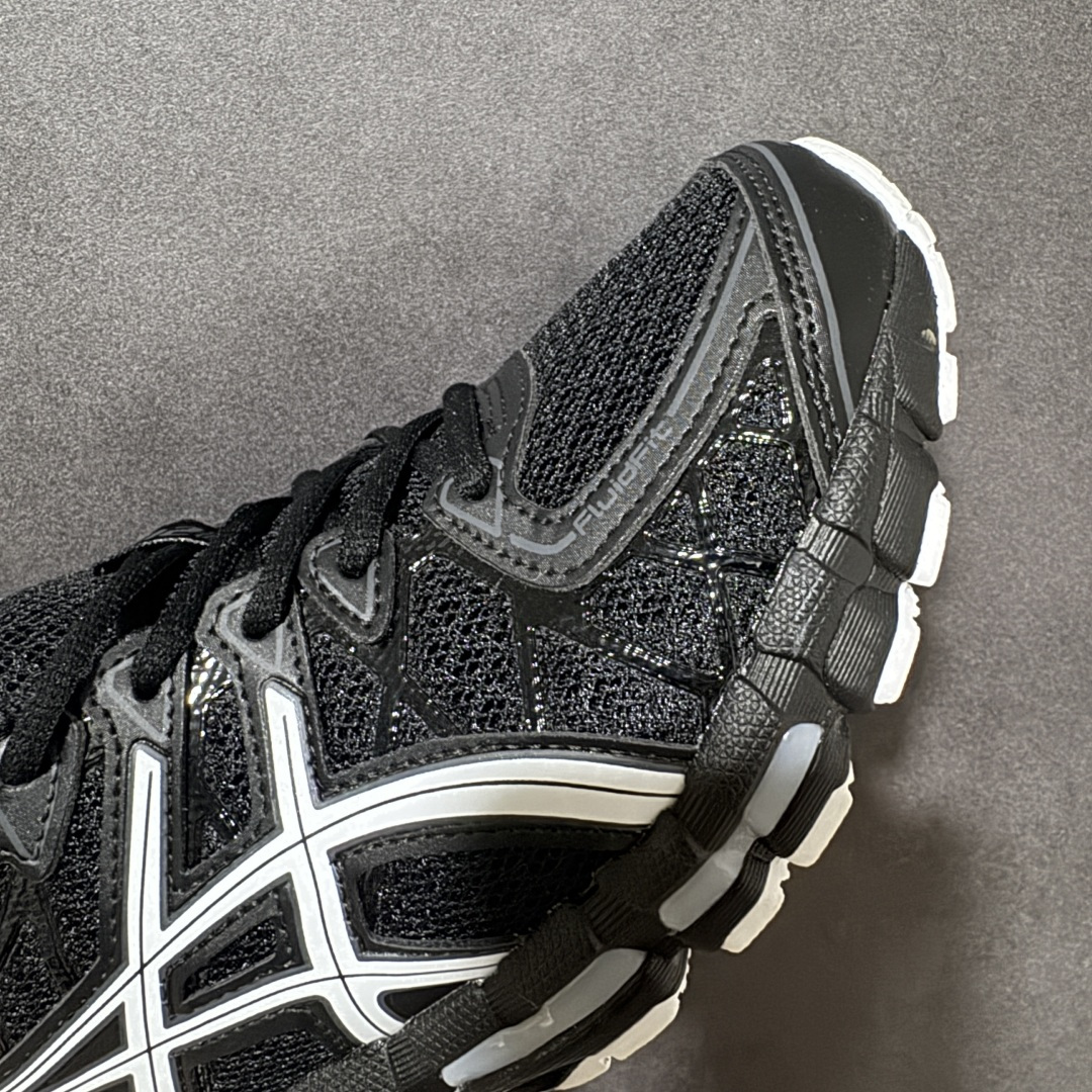 亚瑟士 ASICS GEL-KAYANO 20 复古休闲老爹鞋 黑曜石灰 鞋面网眼+翻毛皮拼接，复古Y2K风格，透气舒适