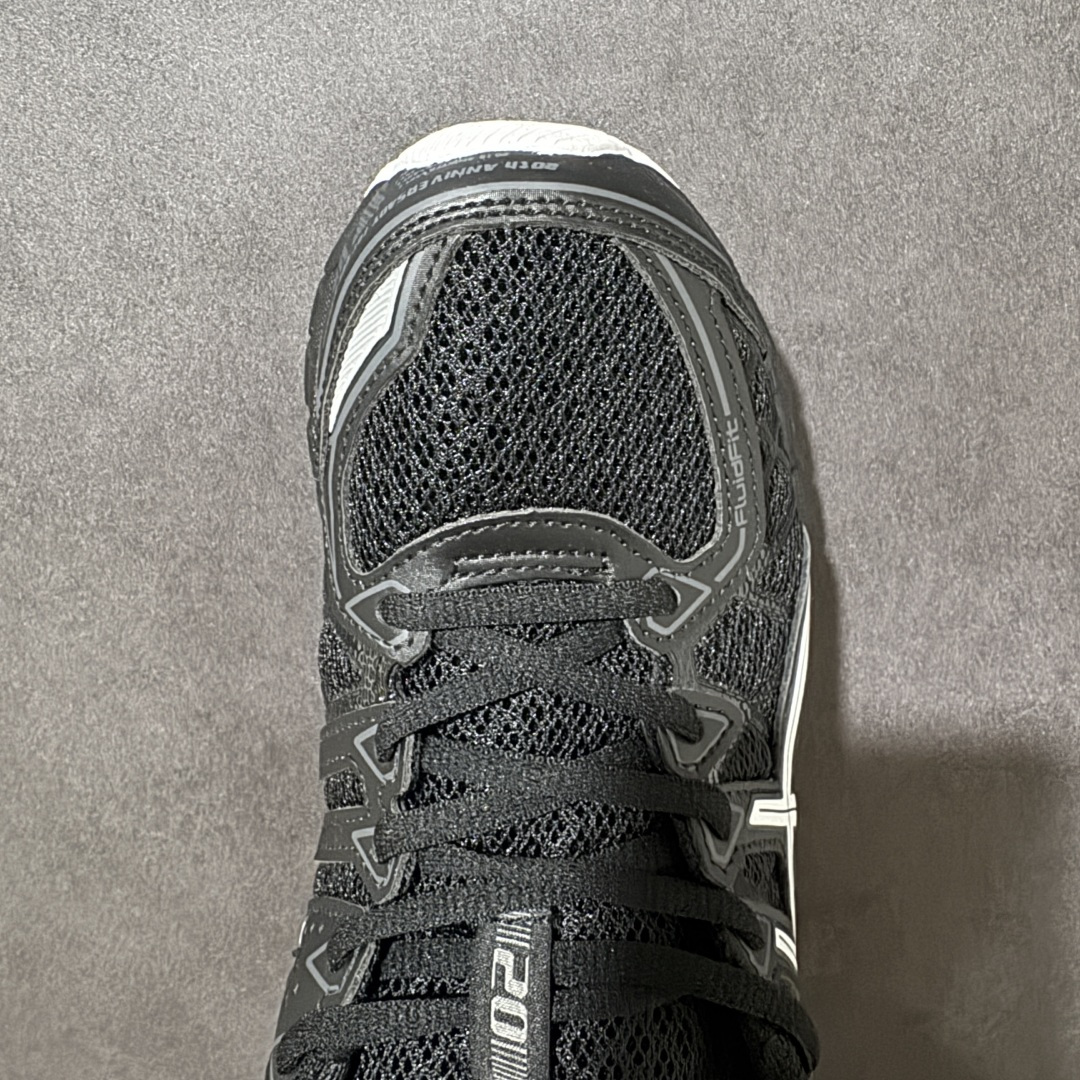 亚瑟士 ASICS GEL-KAYANO 20 复古休闲老爹鞋 黑曜石灰 鞋面网眼+翻毛皮拼接，复古Y2K风格，透气舒适