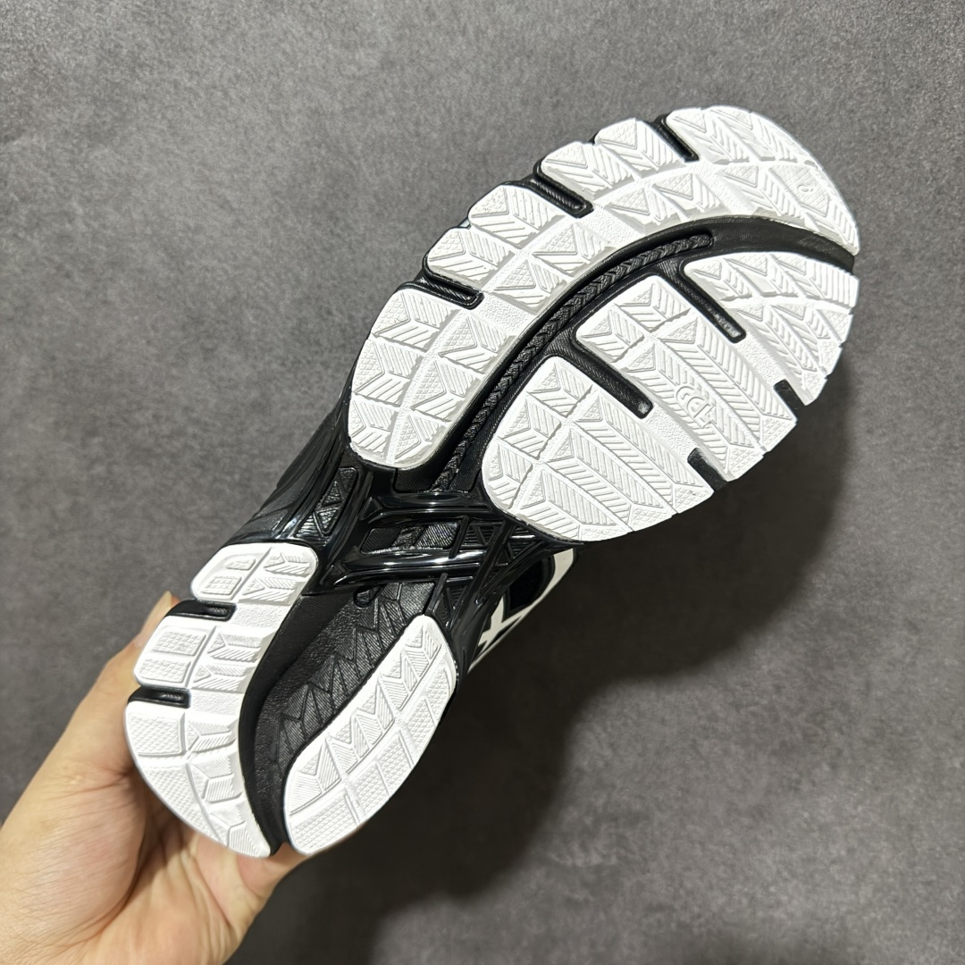 亚瑟士 ASICS GEL-KAYANO 20 复古休闲老爹鞋 黑曜石灰 鞋面网眼+翻毛皮拼接，复古Y2K风格，透气舒适