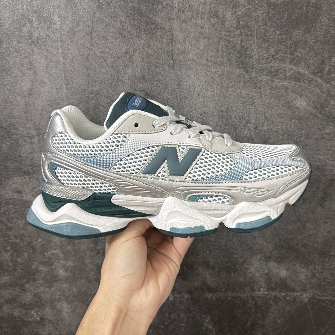 New Balance NB9060 联名款 复古休闲运动慢跑鞋 U90606BA 全套原楦原纸板原厂数据开发 进口三明
