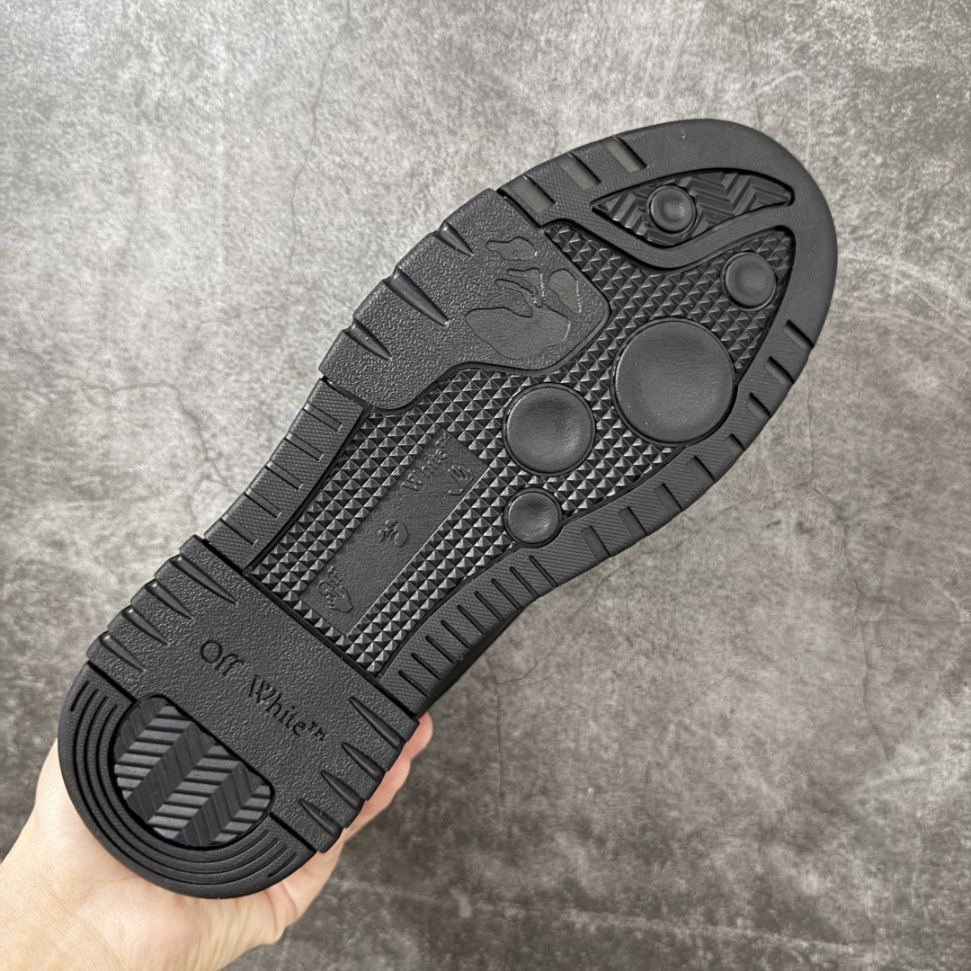 OFF-WHITE Out Of Office OW低帮时尚板鞋 黑橙 杨幂同款 由经典配色打造 箭头符号、ZipTie