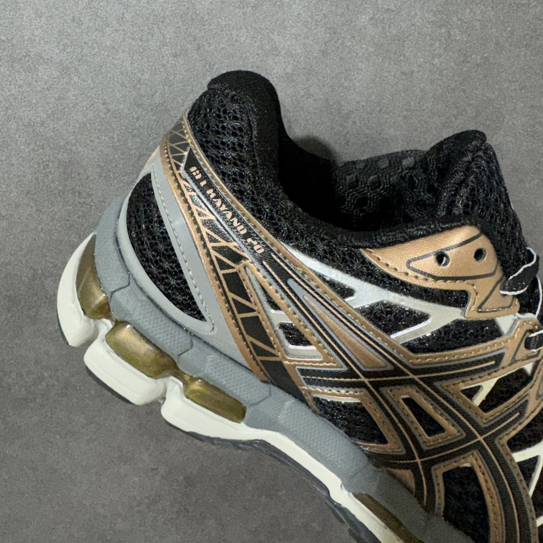 亚瑟士 ASICS GEL-KAYANO 20 复古休闲老爹鞋 鞋面网眼+翻毛皮拼接，复古Y2K风格，透气舒适，后跟内置