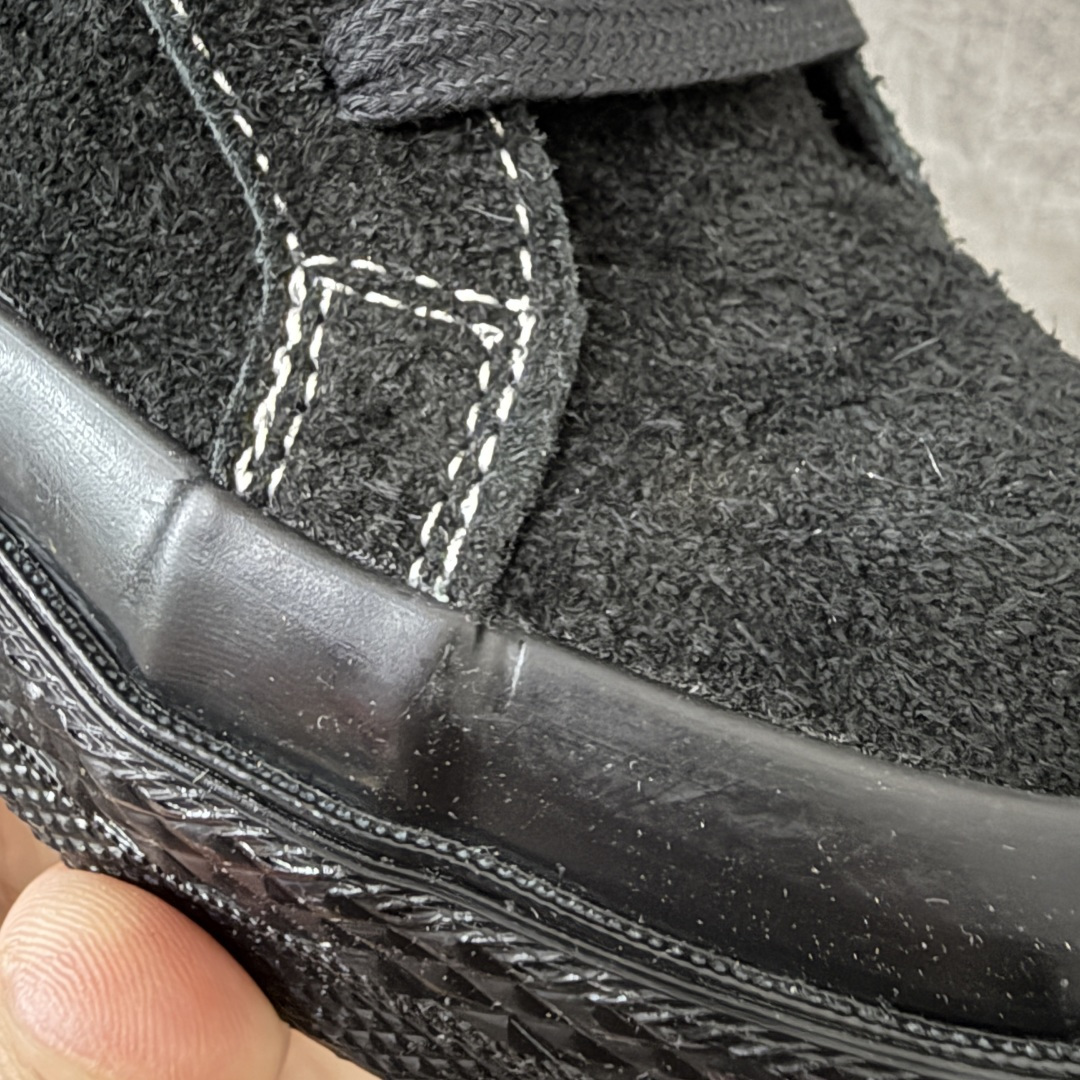 匡威OneStar星星鞋 翻毛皮黑色 Converse One Star Ox 帆布休闲板鞋 C 行业一线头部硫化大厂出