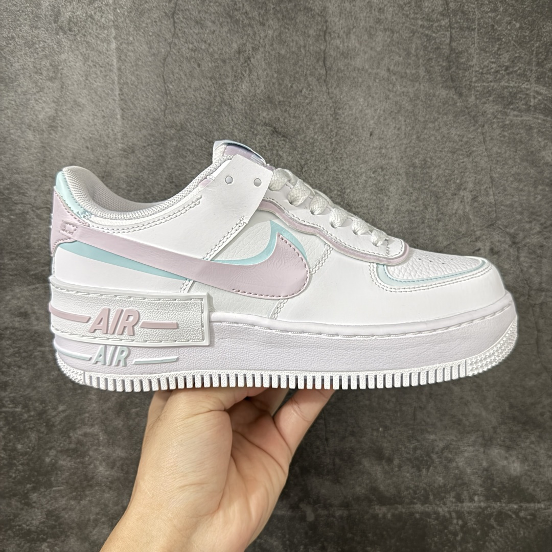 Nike Air Force 1 Shadow 耐克 空军一号 马卡龙 百搭舒适透气 低帮板鞋 为经典设计注入玩味元素 