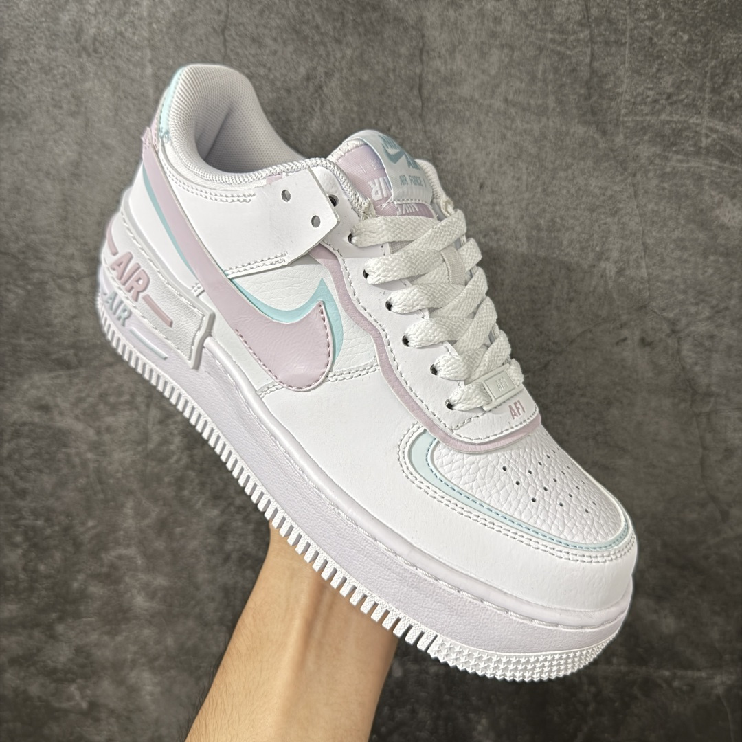 Nike Air Force 1 Shadow 耐克 空军一号 马卡龙 百搭舒适透气 低帮板鞋 为经典设计注入玩味元素 