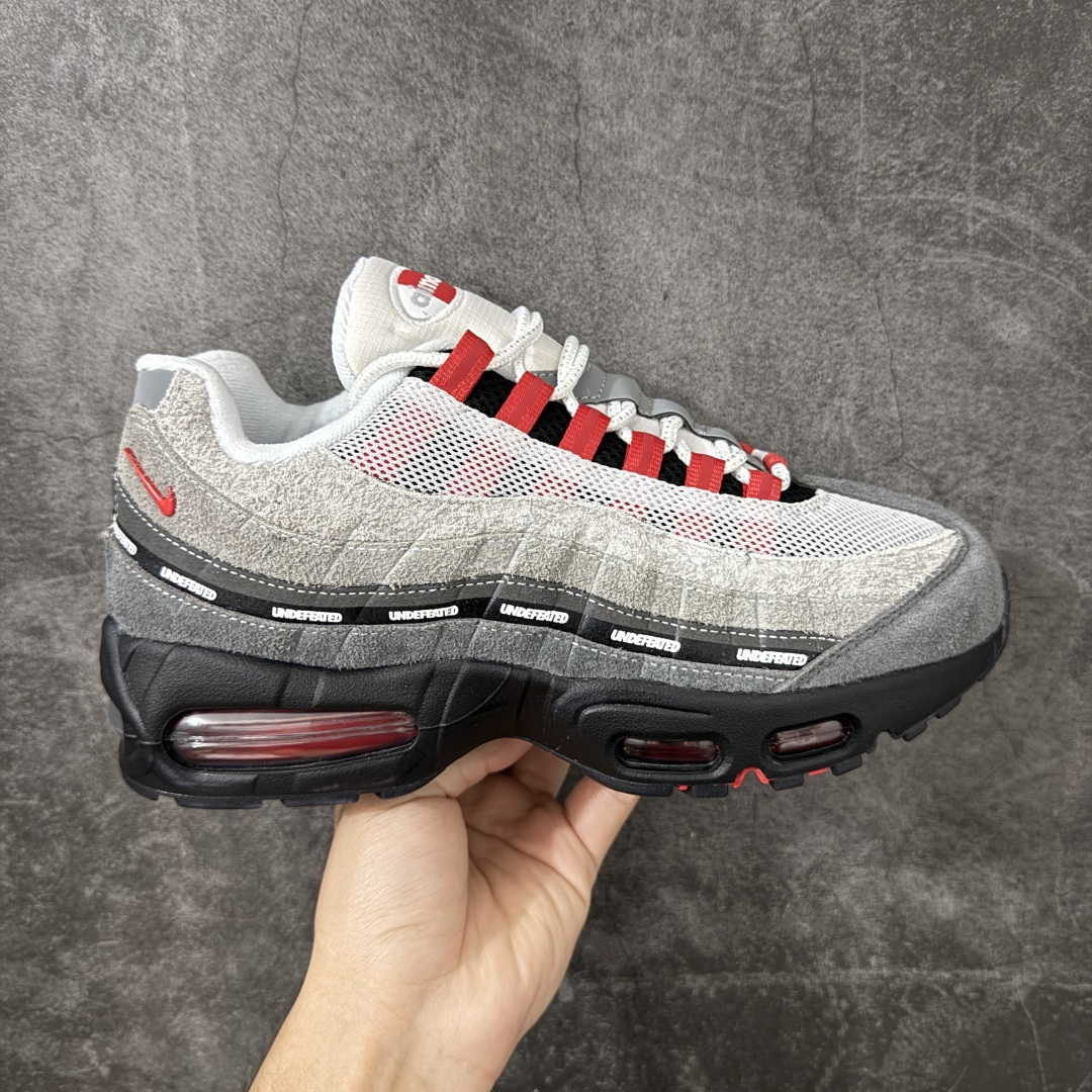 Nike Air Max 95 黑灰红联名 货号：IB4523-003 顶级版 开发数月 原版开发 多道QC质检 鞋型完