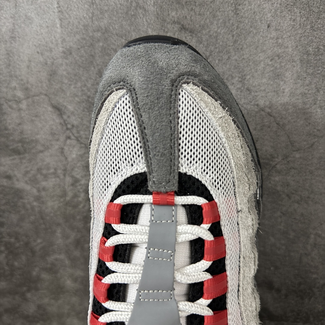 Nike Air Max 95 黑灰红联名 货号：IB4523-003 顶级版 开发数月 原版开发 多道QC质检 鞋型完