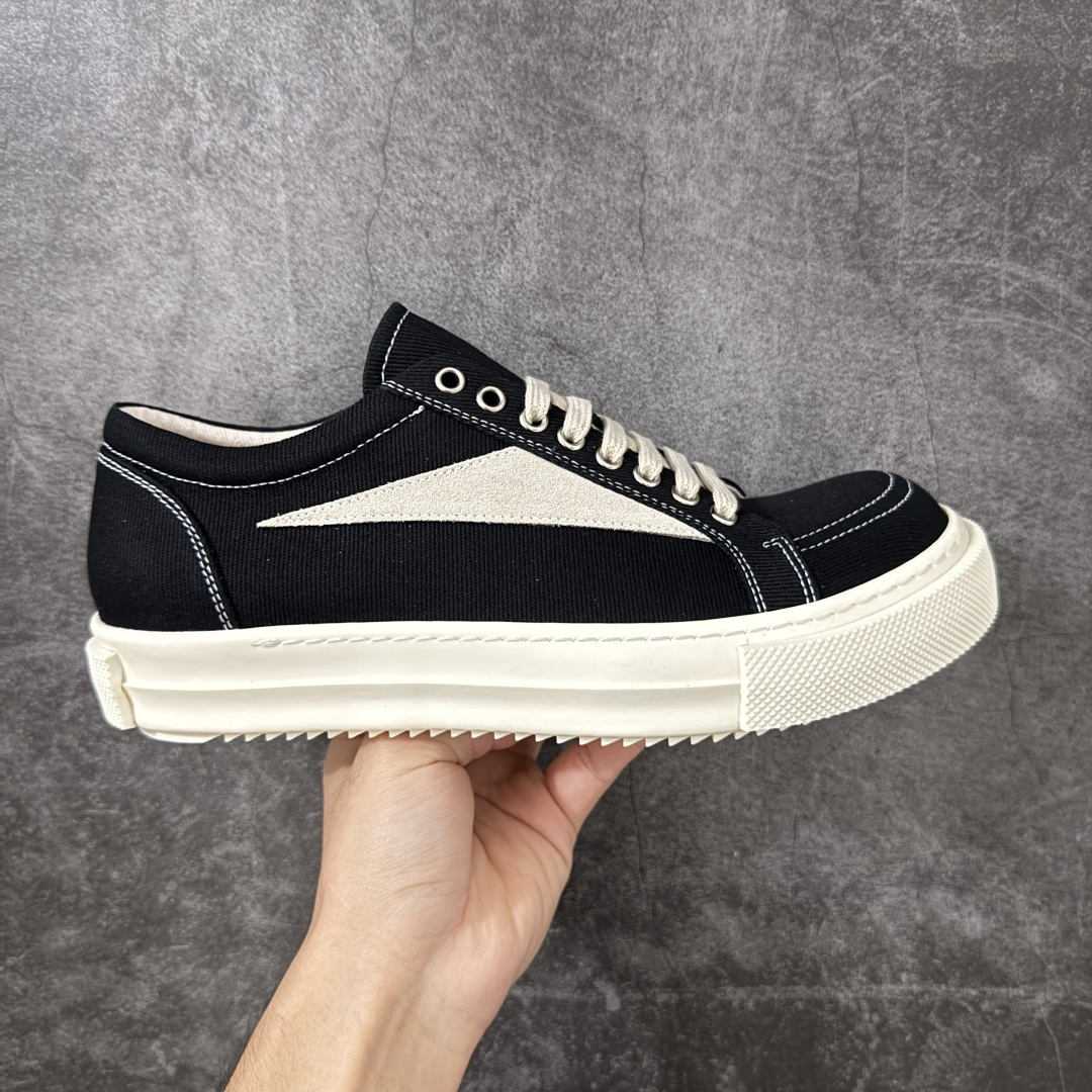 帆布匡威RO / Rick Owens DRKSHDW 瑞克·欧文斯 大匡威/低帮水洗牛仔帆布 低帮 西瓜头 东莞原厂进