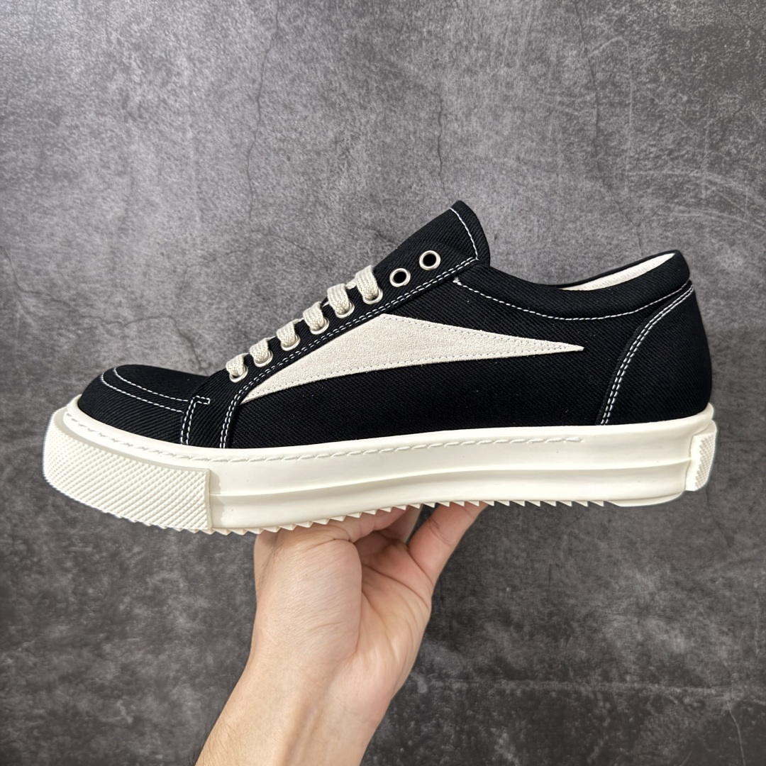 帆布匡威RO / Rick Owens DRKSHDW 瑞克·欧文斯 大匡威/低帮水洗牛仔帆布 低帮 西瓜头 东莞原厂进