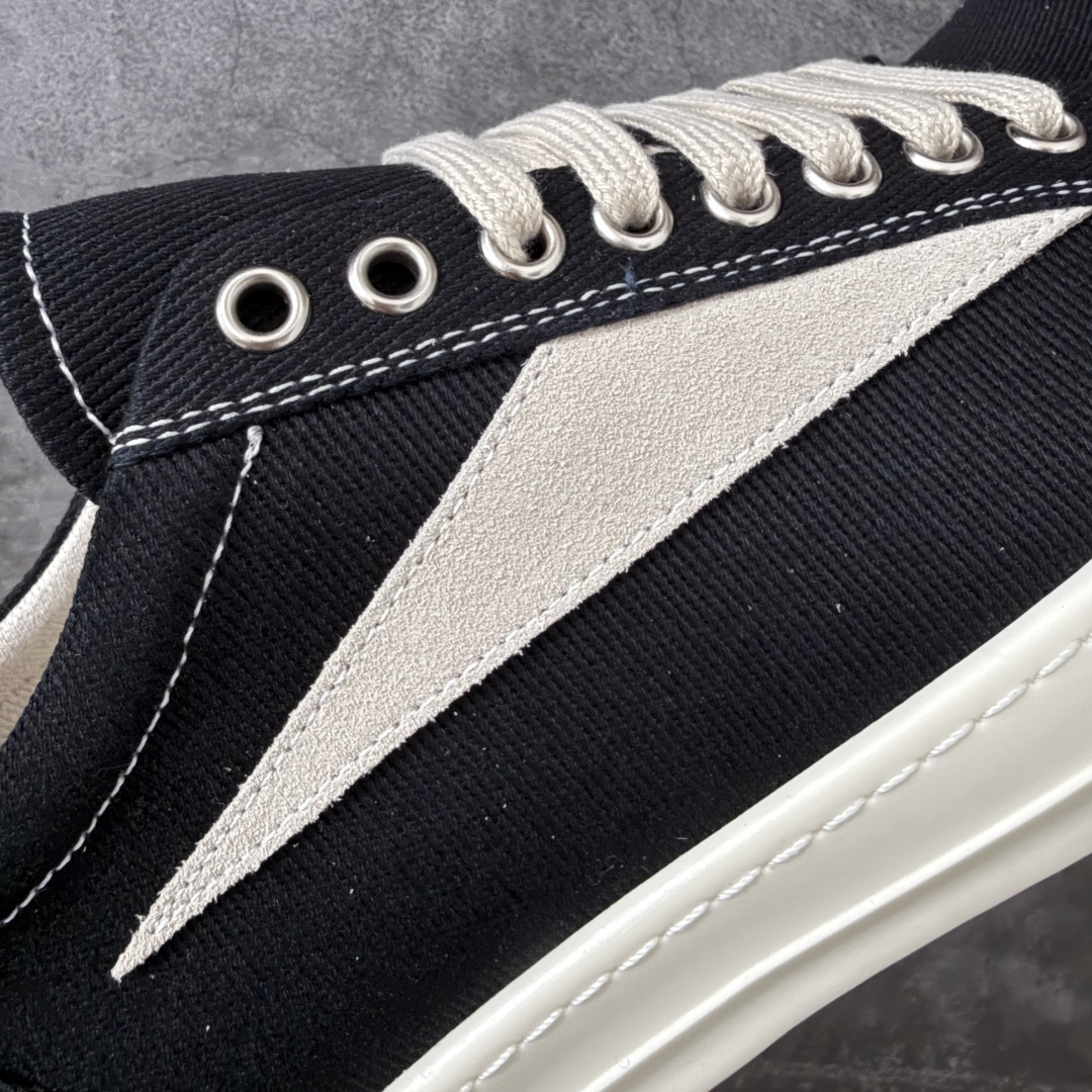 帆布匡威RO / Rick Owens DRKSHDW 瑞克·欧文斯 大匡威/低帮水洗牛仔帆布 低帮 西瓜头 东莞原厂进