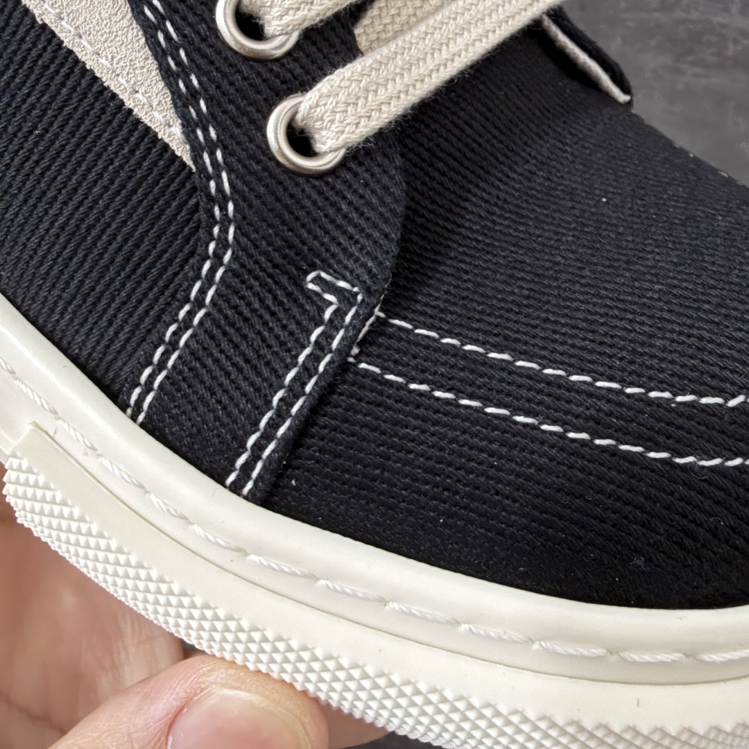 帆布匡威RO / Rick Owens DRKSHDW 瑞克·欧文斯 大匡威/低帮水洗牛仔帆布 低帮 西瓜头 东莞原厂进