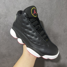 Jordan Air Jordan 13 "Playoffs" 潮流 中帮 复古篮球鞋 男女同款 黑色 季后赛 货号:- Jordan Air Jordan 13 "Playoffs" 潮流 中帮 复古篮球鞋 男女同款 黑色 季后赛 货号:-