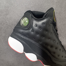 Jordan Air Jordan 13 "Playoffs" 潮流 中帮 复古篮球鞋 男女同款 黑色 季后赛 货号:- Jordan Air Jordan 13 "Playoffs" 潮流 中帮 复古篮球鞋 男女同款 黑色 季后赛 货号:-