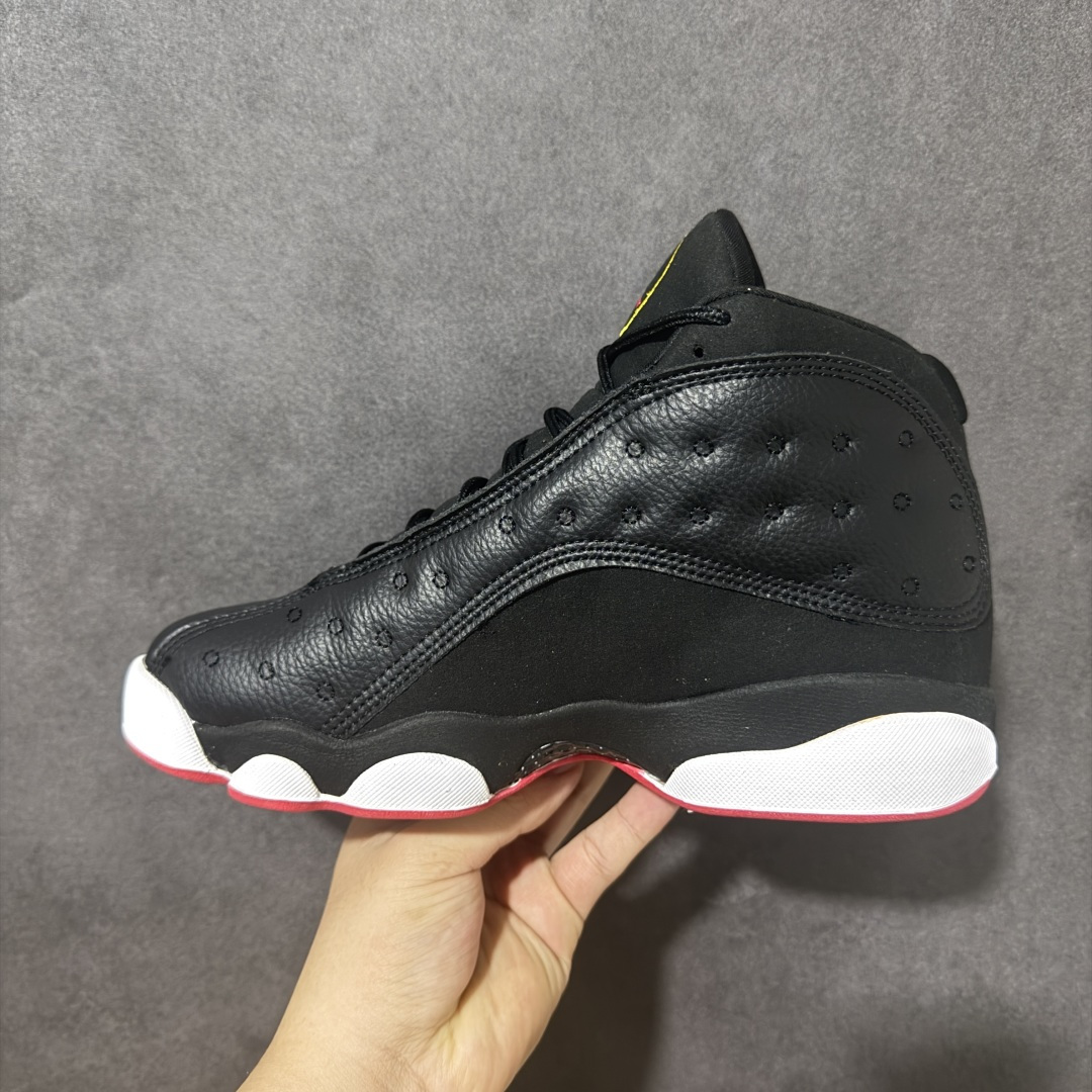 Jordan Air Jordan 13 "Playoffs" 潮流 中帮 复古篮球鞋 男女同款 黑色 季后赛 货号:- Jordan Air Jordan 13 "Playoffs" 潮流 中帮 复古篮球鞋 男女同款 黑色 季后赛 货号:-