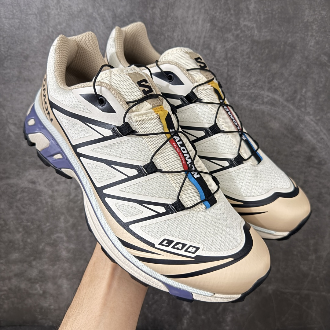 Salomon XT-6 新配色  萨洛蒙复古潮流户外机能登山跑鞋 纯原外贸平台特供订单 耗时半年巨作 全套原纸板楦头开