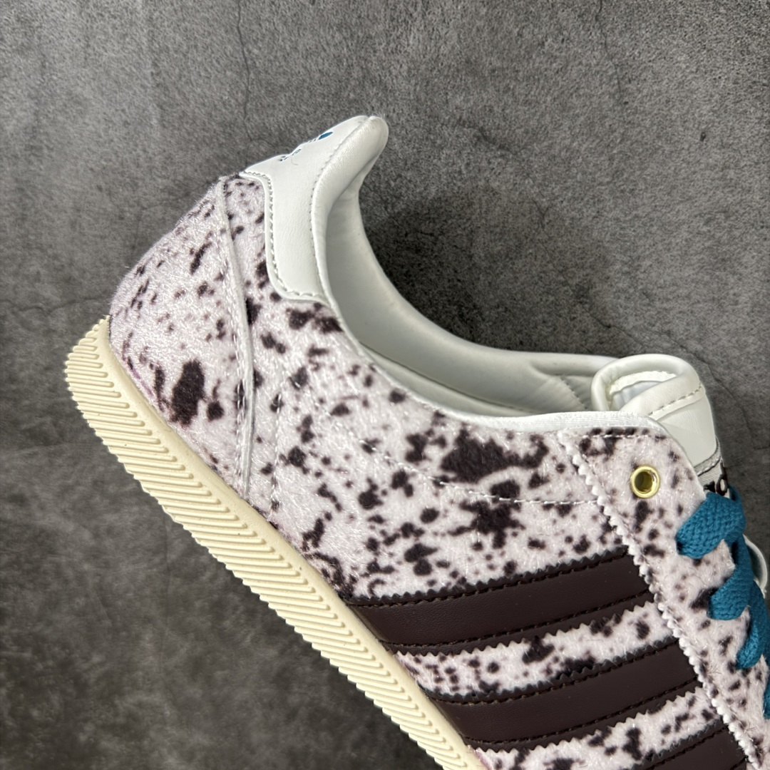 Adidas Original Jap-AN 阿迪达斯 低帮 米白黑 男女同款 经典百搭德训鞋 修长流畅的低帮鞋型，豹纹