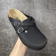 Birkenstock 勃肯/博肯软木软底 休闲鞋半拖拖鞋 黑色 品质升级版 市场最好品质 十年ZP代工厂老师傅工艺 纯 Birkenstock 勃肯/博肯软木软底 休闲鞋半拖拖鞋 黑色 品质升级版 市场最好品质 十年ZP代工厂老师傅工艺 纯