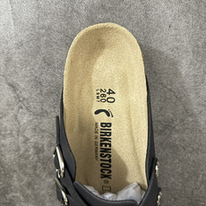 Birkenstock 勃肯/博肯软木软底 休闲鞋半拖拖鞋 黑色 品质升级版 市场最好品质 十年ZP代工厂老师傅工艺 纯 Birkenstock 勃肯/博肯软木软底 休闲鞋半拖拖鞋 黑色 品质升级版 市场最好品质 十年ZP代工厂老师傅工艺 纯