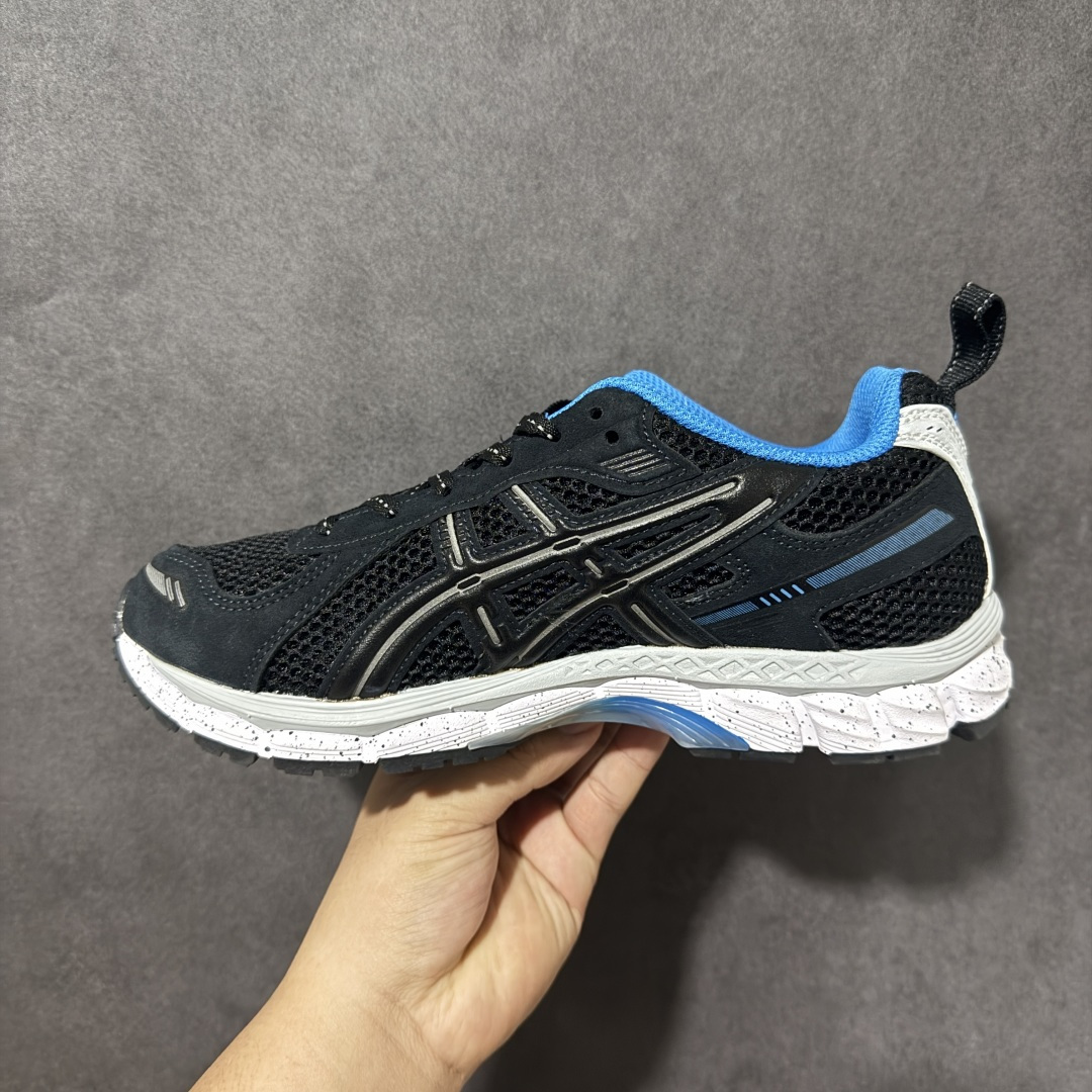 ASICS亚瑟士 GEL‑KAYANO 12.1 复古跑鞋 鞋面透气工程网布搭配合成革支撑框架，透气性良好，鞋身线条硬朗