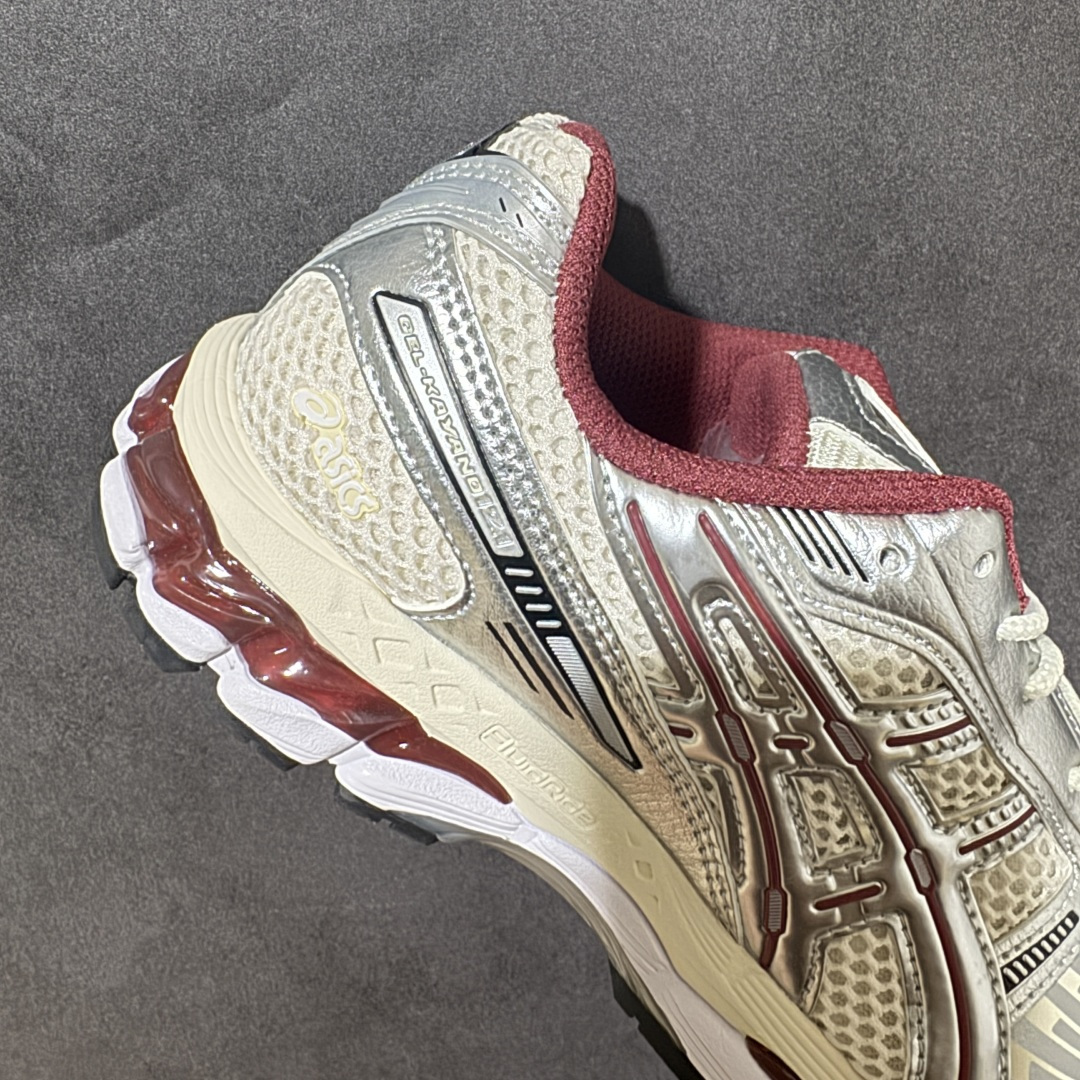 ASICS亚瑟士 GEL‑KAYANO 12.1 复古跑鞋 鞋面透气工程网布搭配合成革支撑框架，透气性良好，鞋身线条硬朗