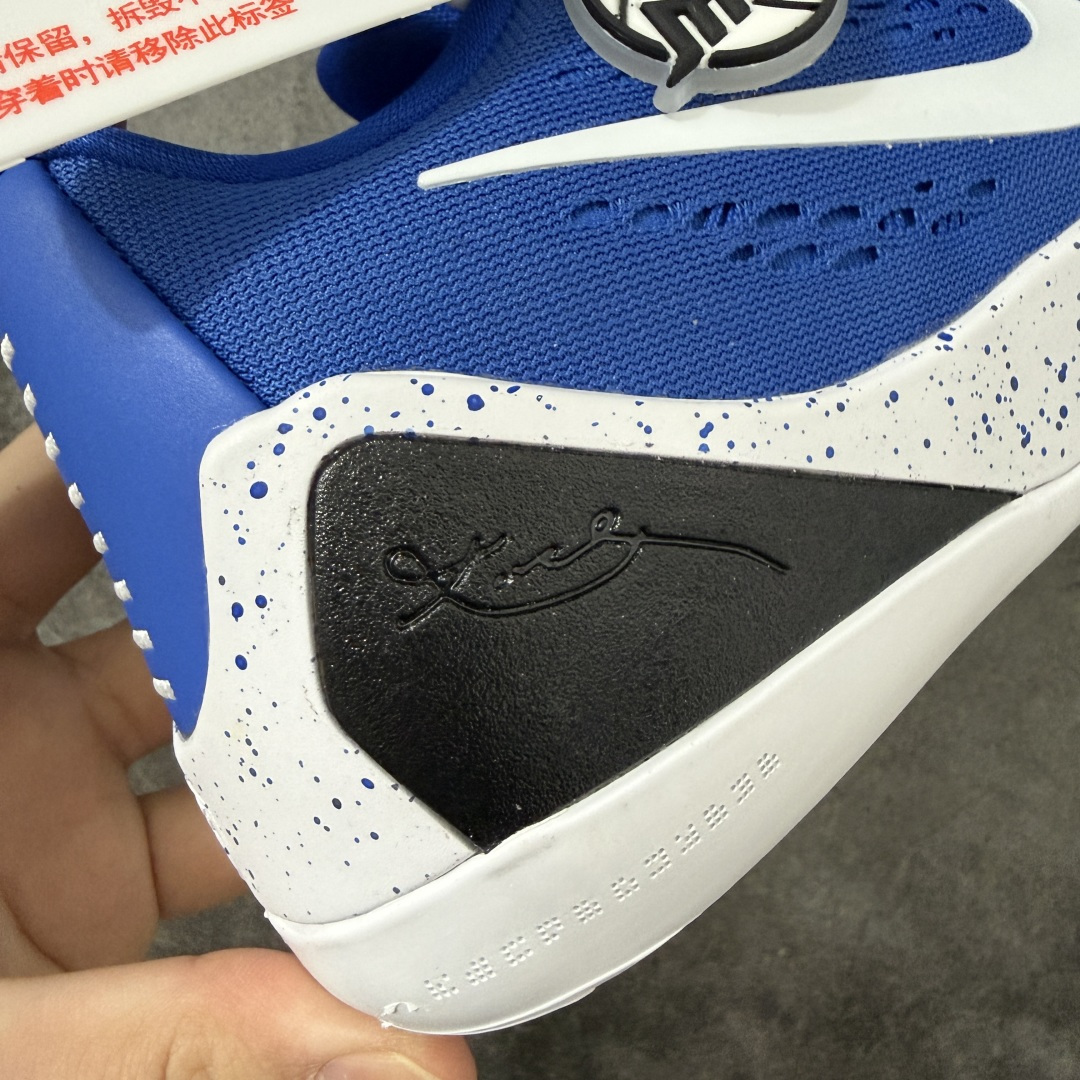 Nike Kobe 9 Stitches Low 科比9代 实战篮球鞋 IH1401-400 #原楦打造灵动版型 鞋头腰