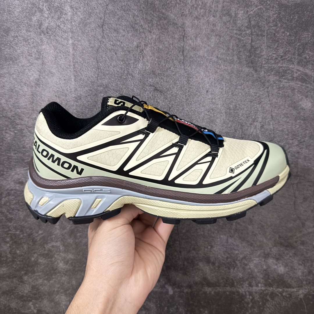 Salomon XT-6 GTX萨洛蒙复古潮流户外机能登山跑鞋  全套原纸板楦头开发 原厂特供网布配套加持 确保原汁原味