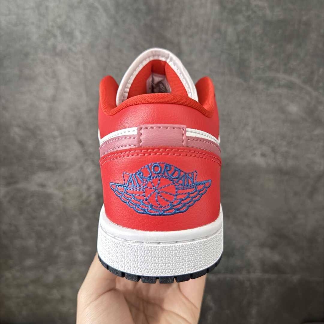 Air Jordan Low AJ1 乔1低帮红白蓝 文化休闲运动板鞋 DC0774-608 市面中低帮最具代表性版本没
