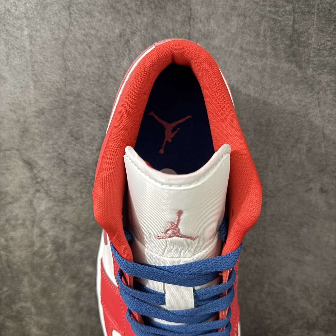 Air Jordan Low AJ1 乔1低帮红白蓝 文化休闲运动板鞋 DC0774-608 市面中低帮最具代表性版本没