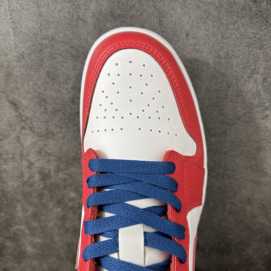 Air Jordan Low AJ1 乔1低帮红白蓝 文化休闲运动板鞋 DC0774-608 市面中低帮最具代表性版本没