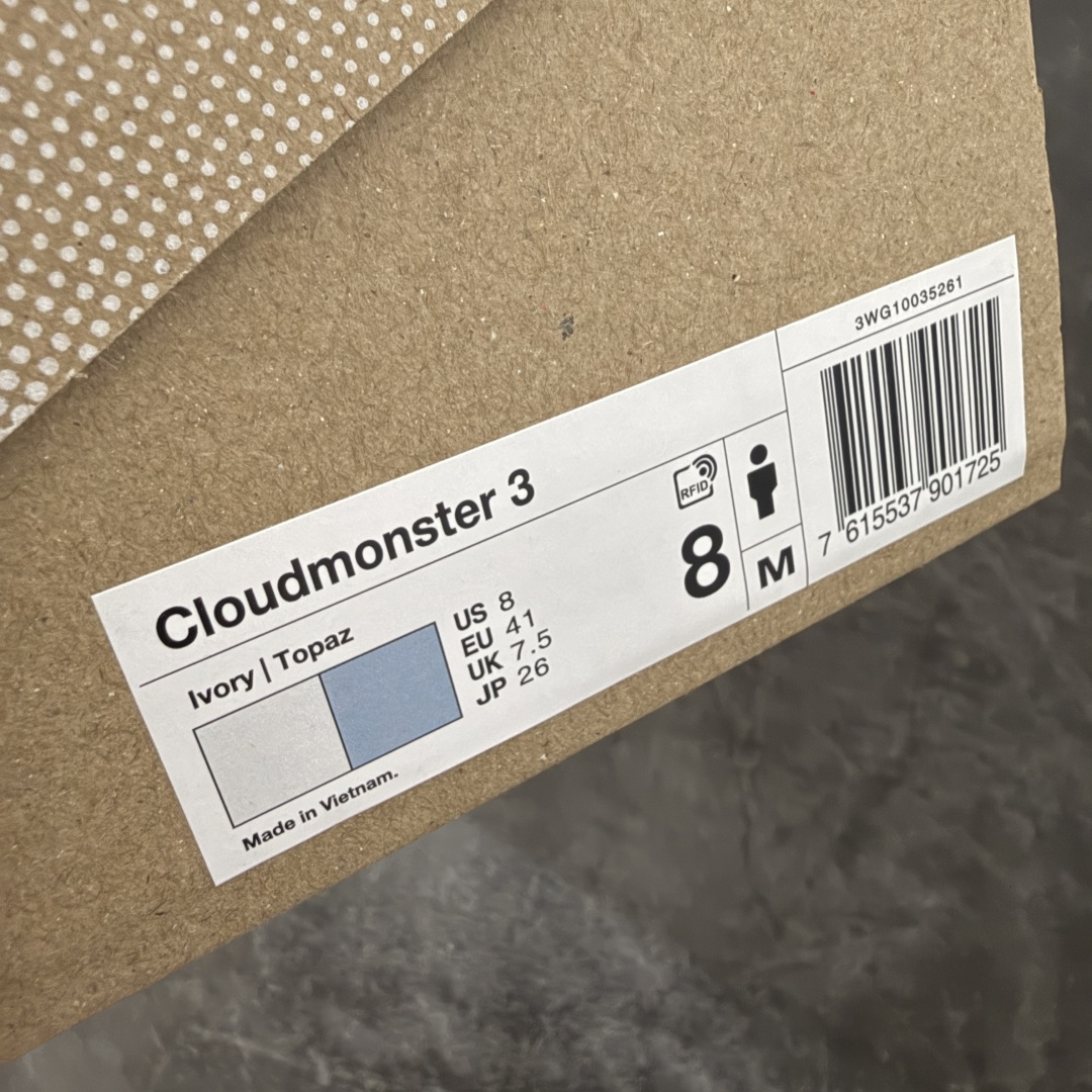 ON 昂跑 Cloudmonster 3 怪兽3代 系列 网面休闲跑步鞋 3WG 目前市场最顶版本 无论版型还是清洁度断
